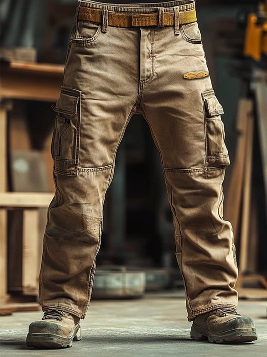 Men's Retro Outdoor Functional Overalls