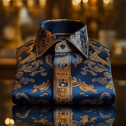 Luxury Court-Inspired Shirt for the Modern Gentleman