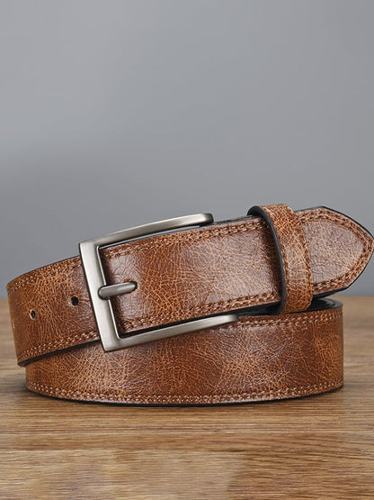 Men's Vintage Outdoor Distressed Leather Belt