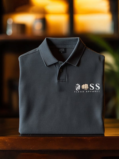 Men's Classic Business Logo Short Sleeve Polo Shirt