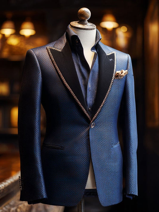 Men'S Casual Classic Business Long-Sleeved Suit