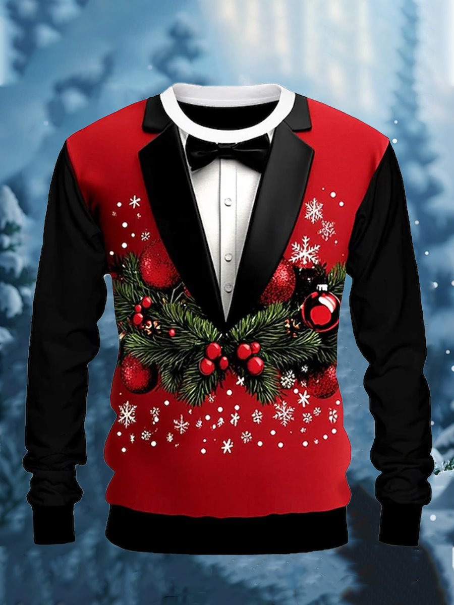 Christmas Men's Dress Long-Sleeve T-Shirt