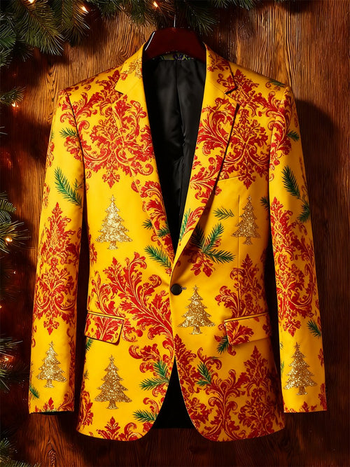 Men's Business Casual Christmas Suit Outerwear