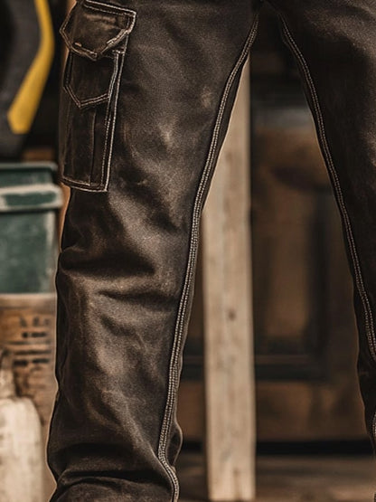 Men's Retro Outdoor Functional Overalls