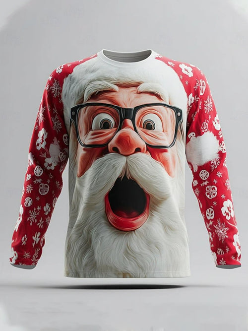 Santa Claus Men's Long-Sleeve T-Shirt