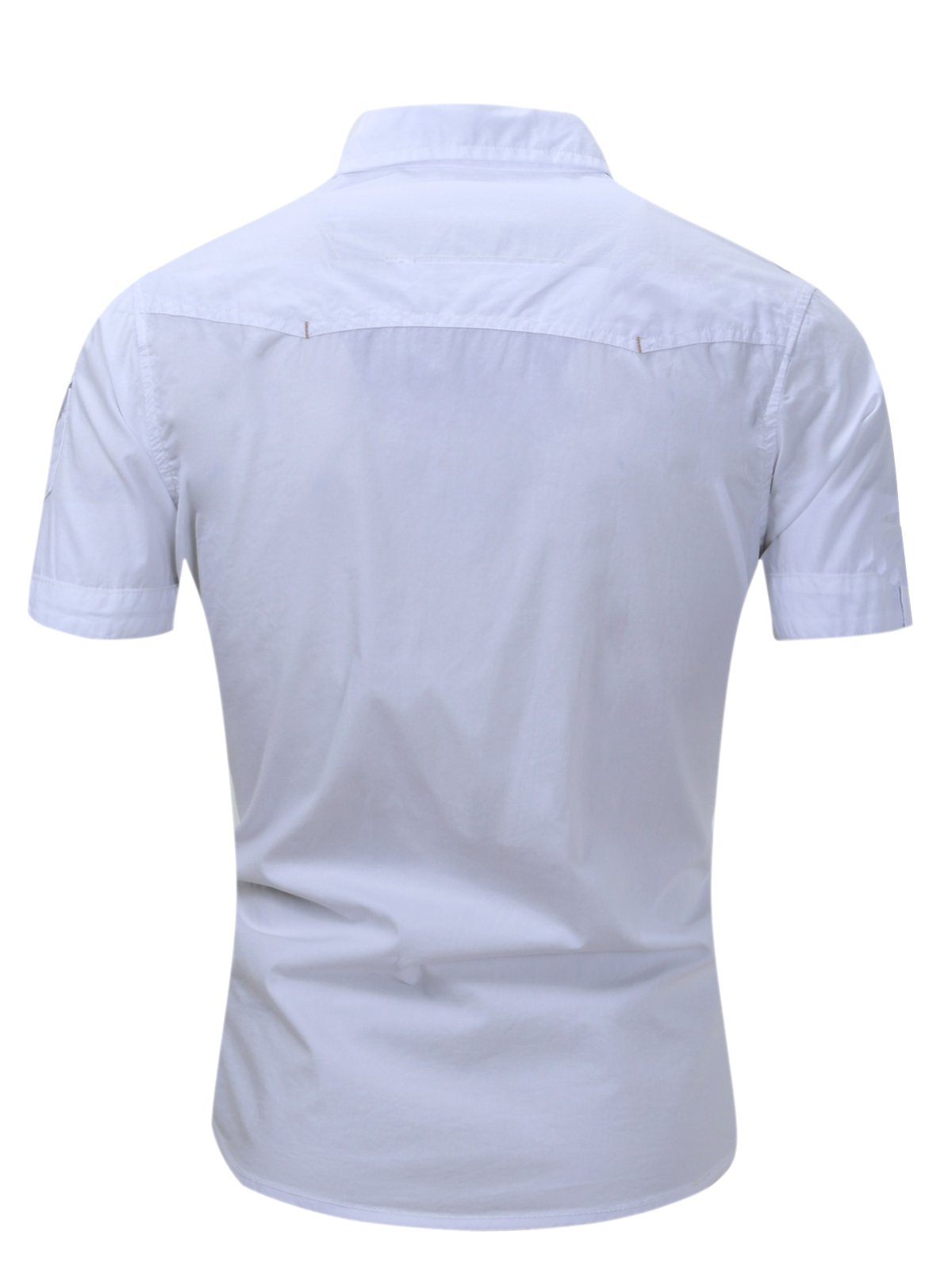 Men's Outdoor Casual Cotton Pocket Short Sleeve Shirt