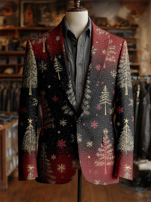 Men's Business Casual Christmas Suit Outerwear