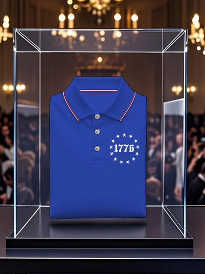 Men's Independence Day 1776 Casual POLO Shirt