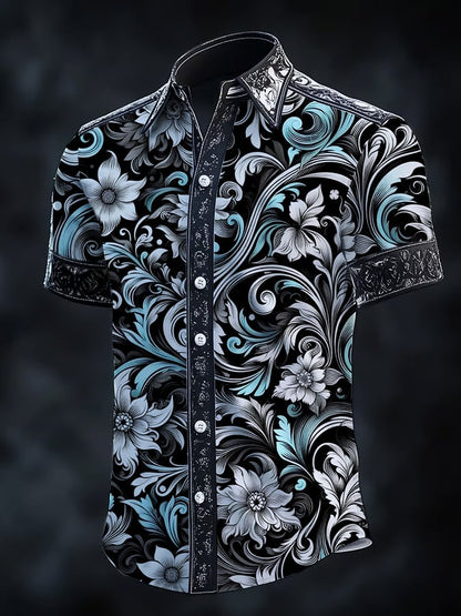 Men's Vintage Gothic Dark Shirt