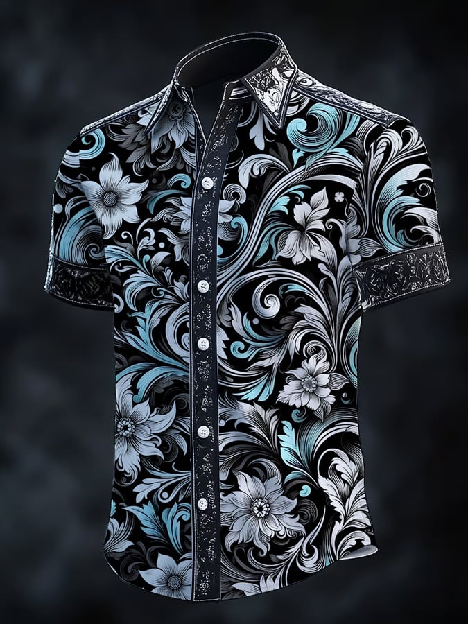Men's Vintage Gothic Dark Shirt