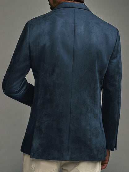 Men's Casual Slim-fit Lapel Single-breasted Suit Blazer