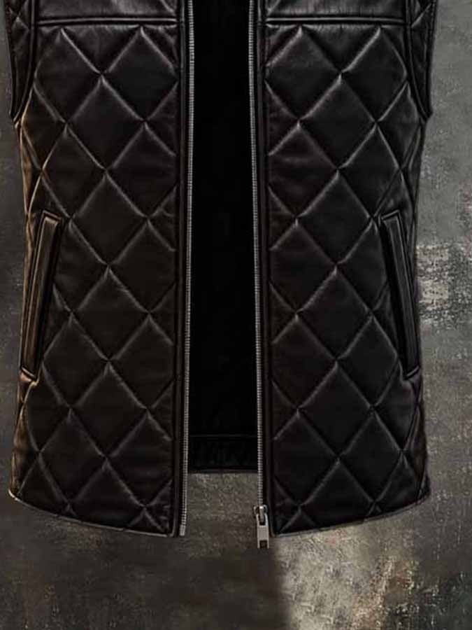 Men'S Vintage Leather Vest