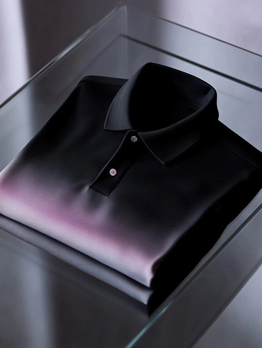 Men's Classic Business Old Money Button Short Sleeve Polo Shirt