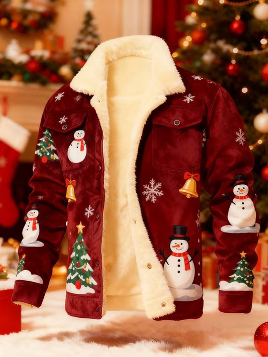Christmas Snowman Warm Coat