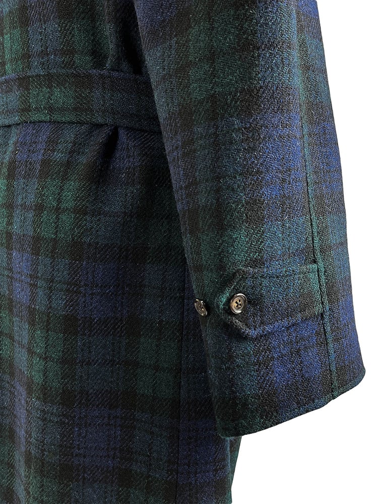 Classic Pointed Lapel Double-Breasted Slim Fit Wool Coat