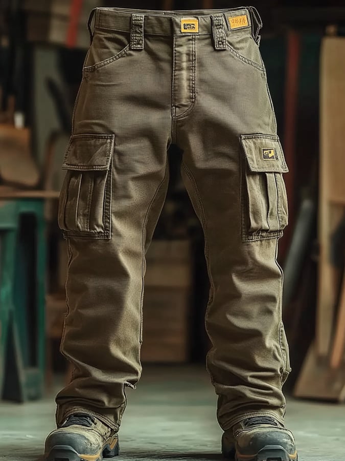 Men's Retro Outdoor Functional Overalls