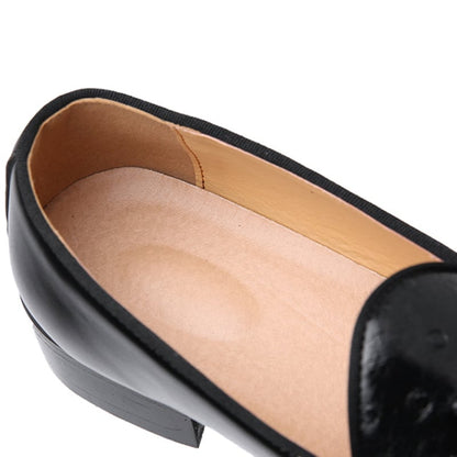 Men'S British Casual Pointed Tassel Loafers