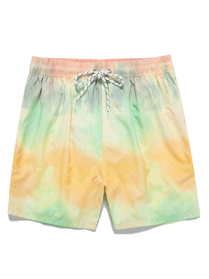 Ombre Print Swim Shorts