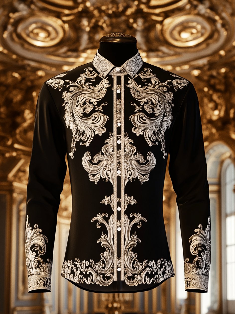 Men's Luxury Gorgeous Long Sleeve Shirt