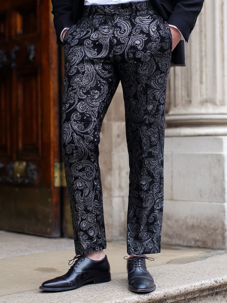 Men's Casual Luxury Suit Trousers