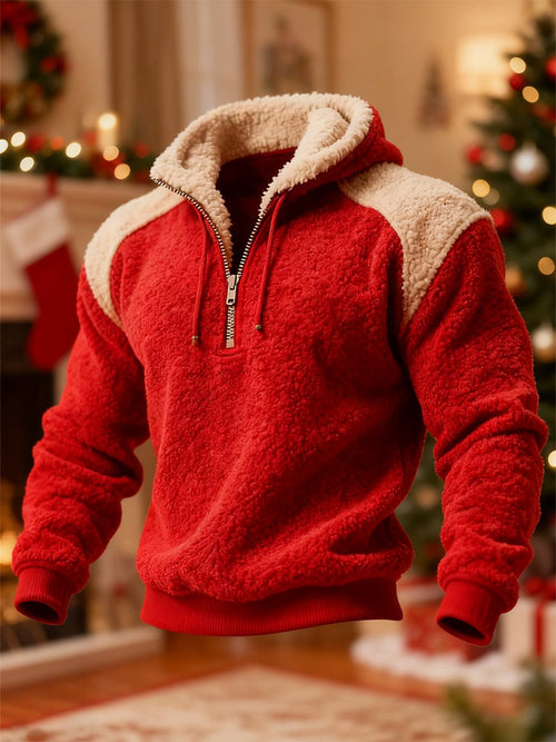Men's Christmas Casual Fleece Warm Hoodie