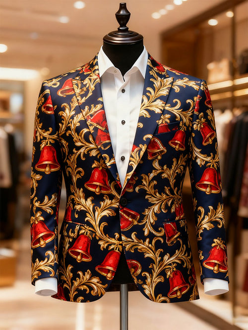Men's Business Casual Christmas Suit Outerwear