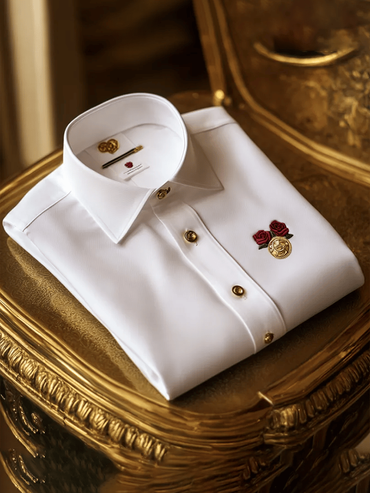 Men's Satin Luxe Long Sleeve Button Down Shirt