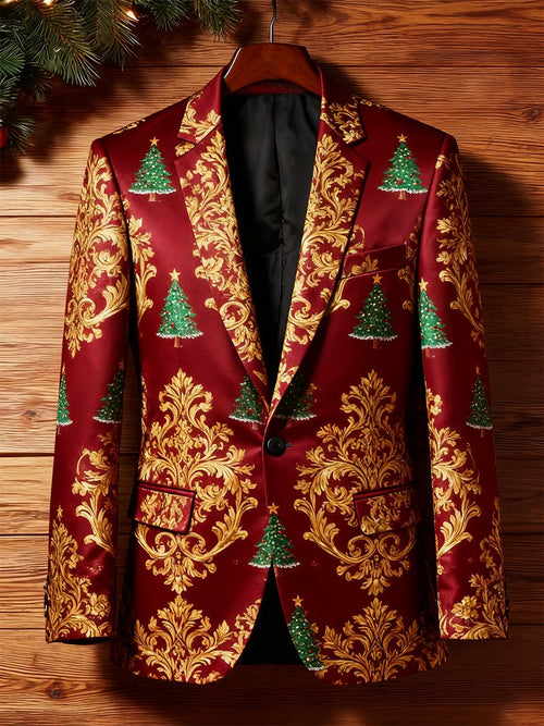 Men's Business Casual Christmas Suit Outerwear