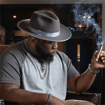 Wool Pinch Front Fedora