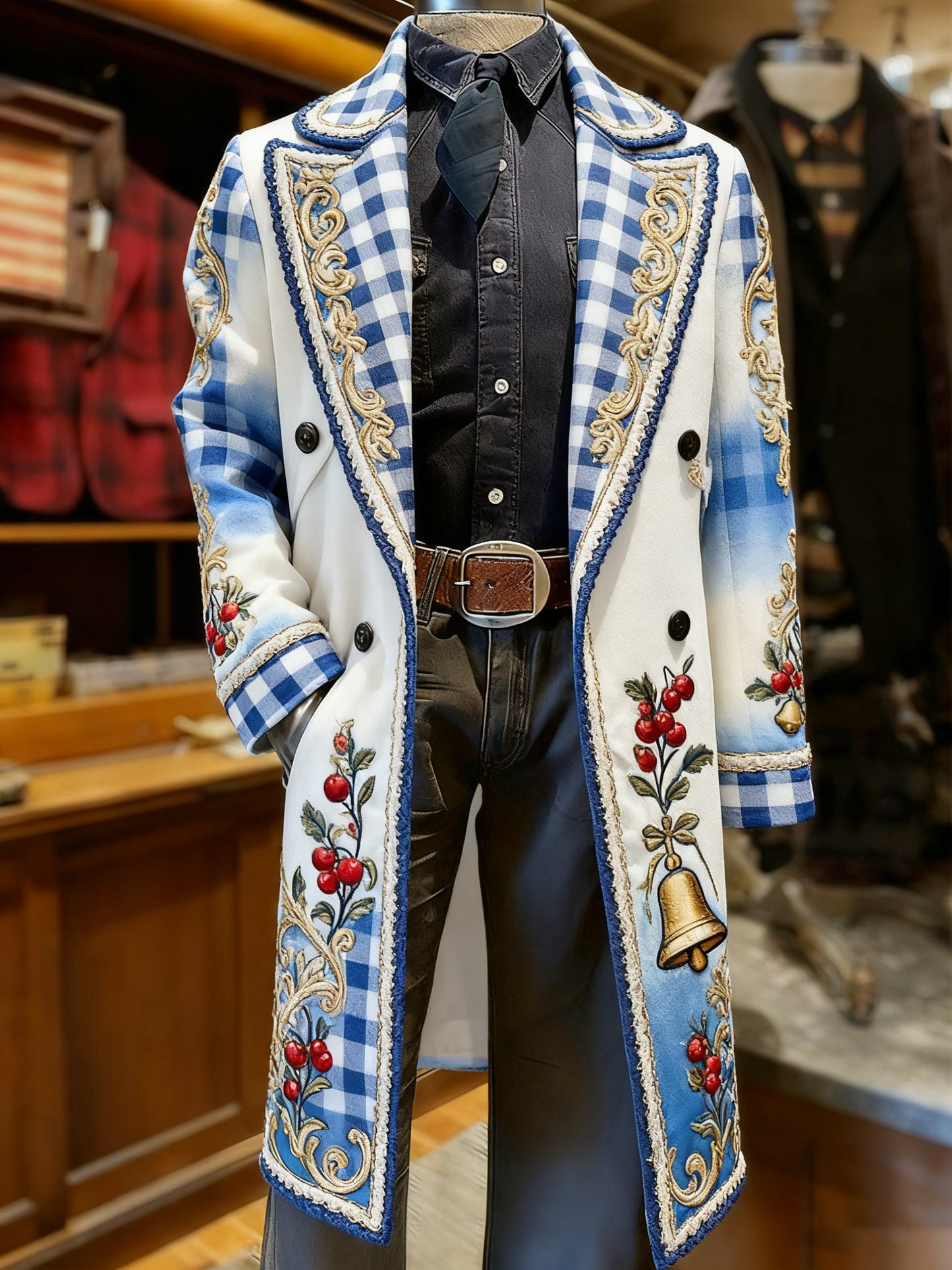 Men's Vintage Christmas Party Casual Jacket