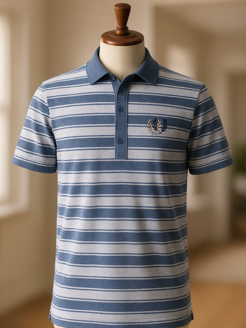 Men's Business Casual Button Short Sleeve Polo Shirt