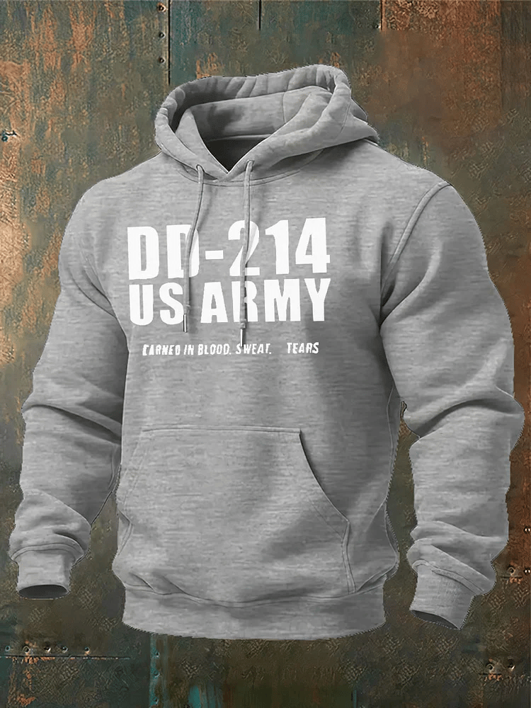 Men's Veteran Print Hoodie