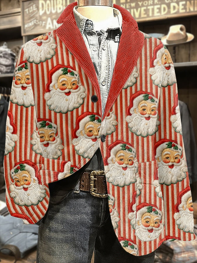 Men's Retro Christmas Casual Blazer