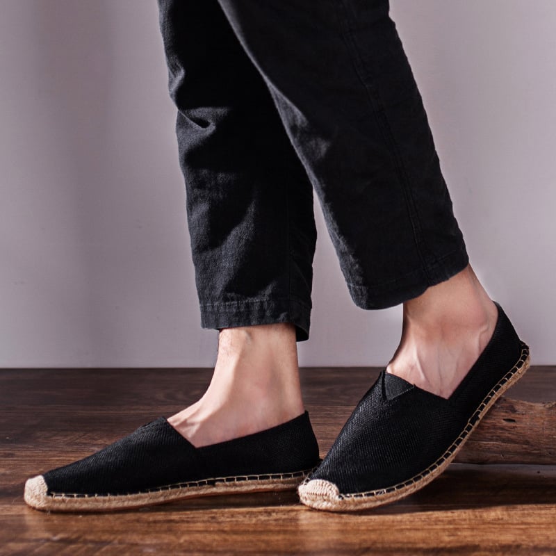 Men'S Casual Linen Espadrilles