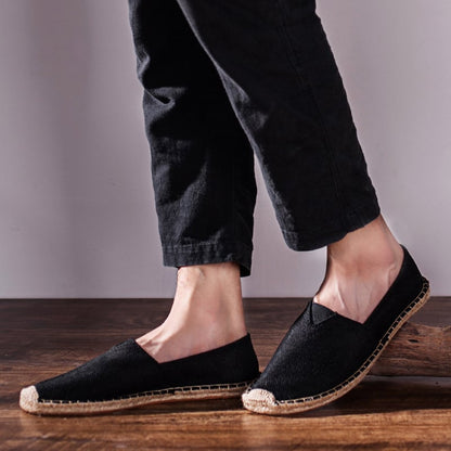 Men'S Casual Linen Espadrilles