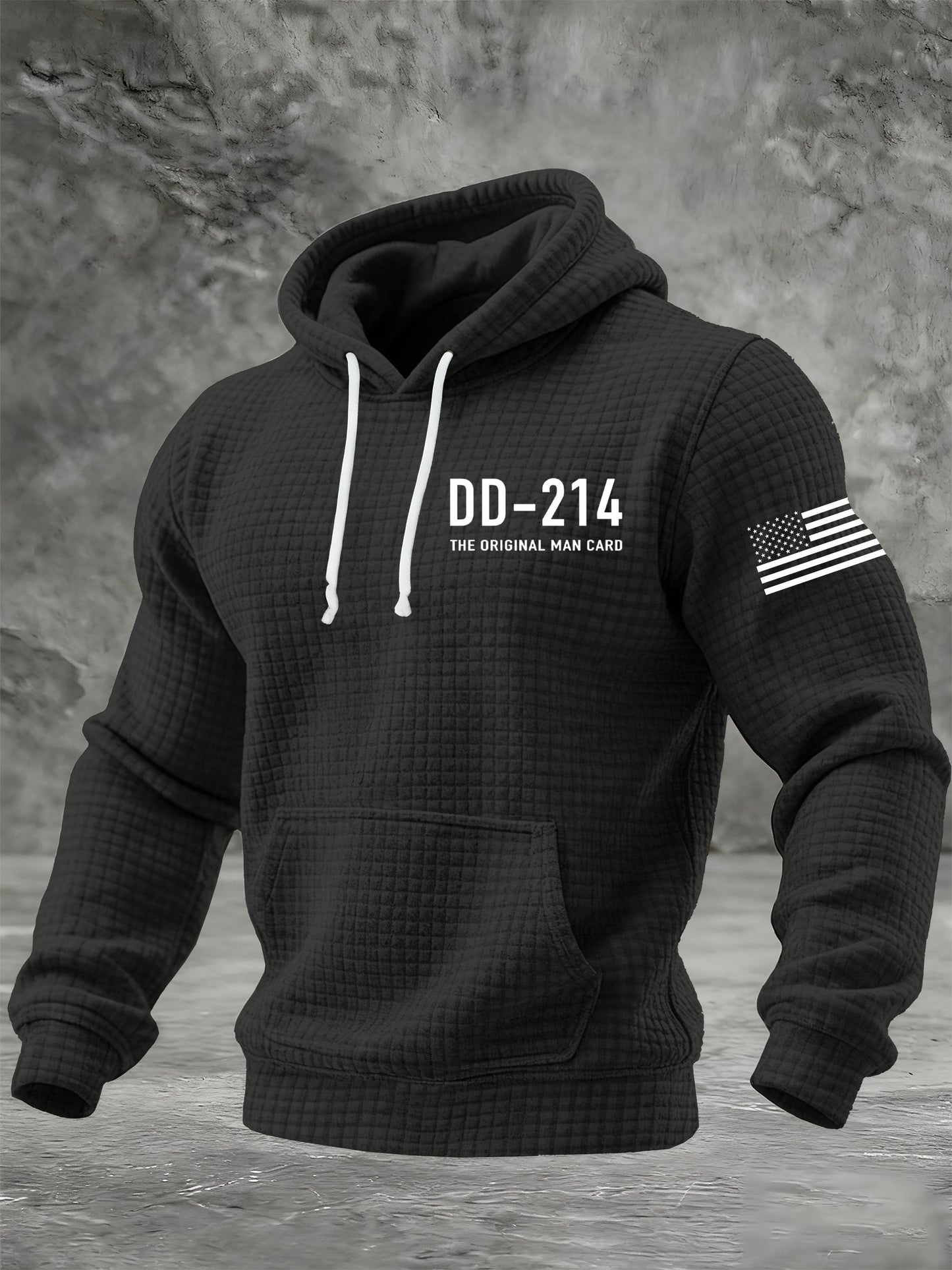 Men's The Original Man Card Printed Hoodie Sweatshirt