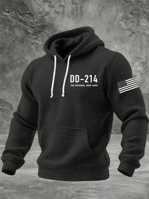 Men's The Original Man Card Printed Hoodie Sweatshirt