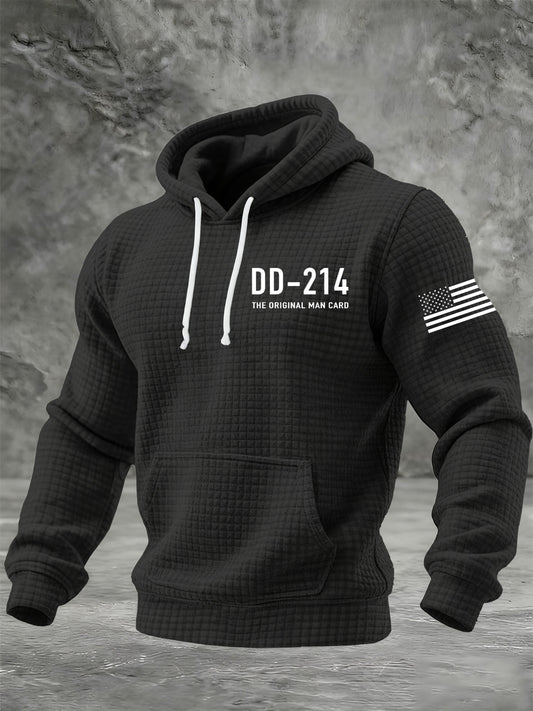 Men's The Original Man Card Printed Hoodie Sweatshirt