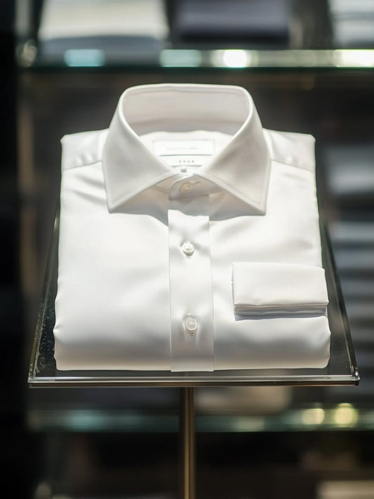 Men's Business Casual Solid Color Lapel Short Sleeve Shirt