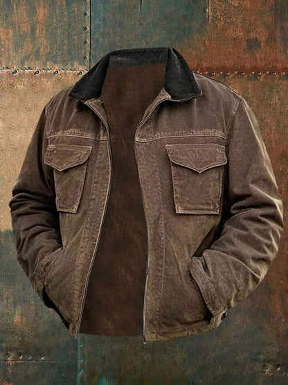 Men's Western Style Vintage Casual Jacket