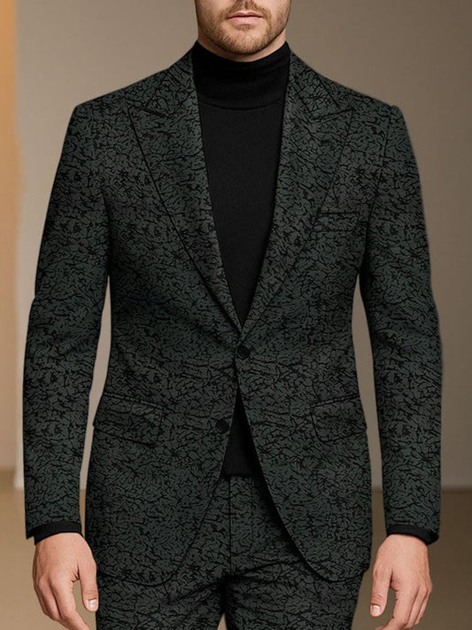 Men's Classic Old Money Business Suit Blazer