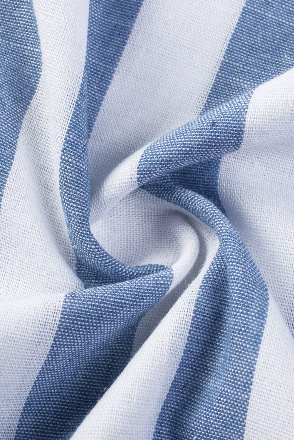 JMIERR Men's Casual Stylish Short Sleeve Button-Up Striped Dress Shirts Cotton Shirt