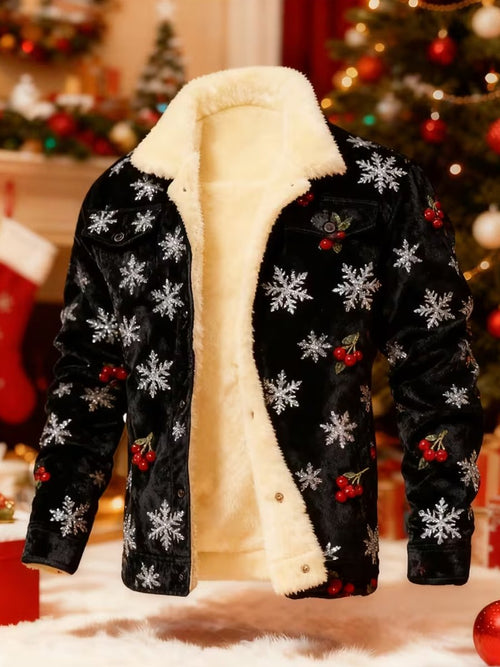 Christmas Snowflake Warm Coat