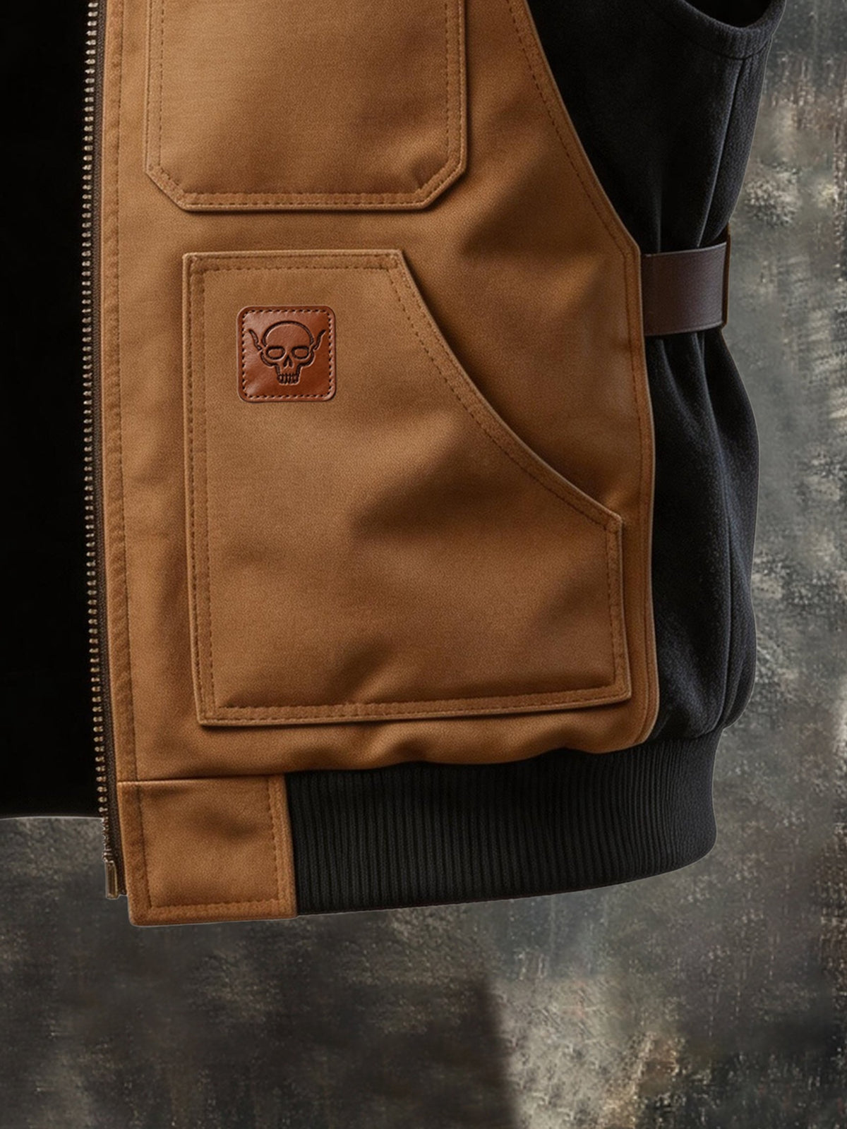 Men's Vintage Outdoor Multi-Pocket Multifunctional Hooded Utility Vest