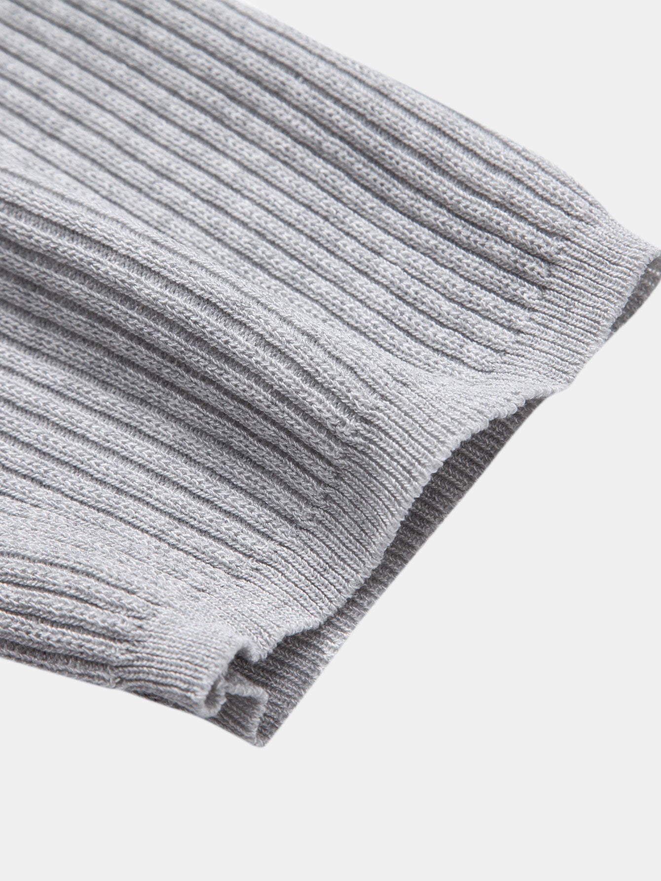3 Pieces Ribbed Crew Neck Knit T-Shirt