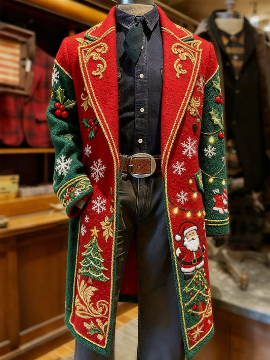 Men's Vintage Christmas Party Casual Jacket
