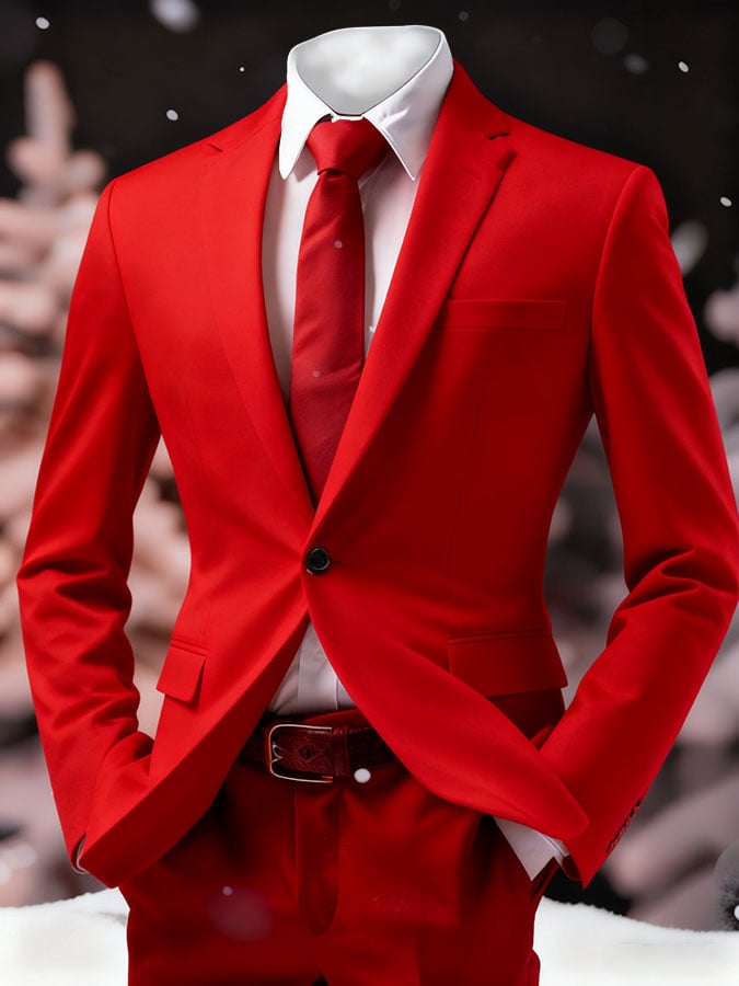 Men's Christmas Casual Suit Jacket