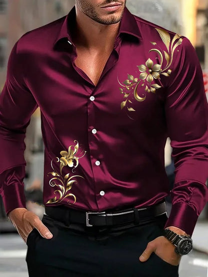 Men's Business Luxury Long Sleeve Shirt