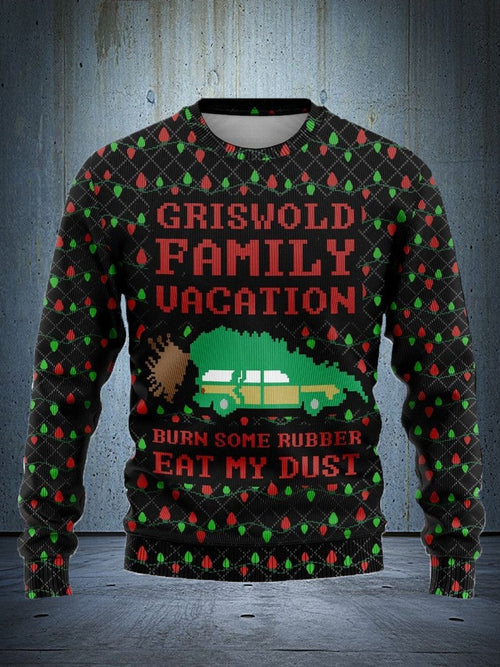 Funny Evergreen Ugly Christmas Sweatshirt