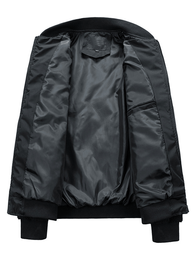 Men's Vintage Pleated Cotton Polar Fleece Patchwork Casual Cotton Jacket